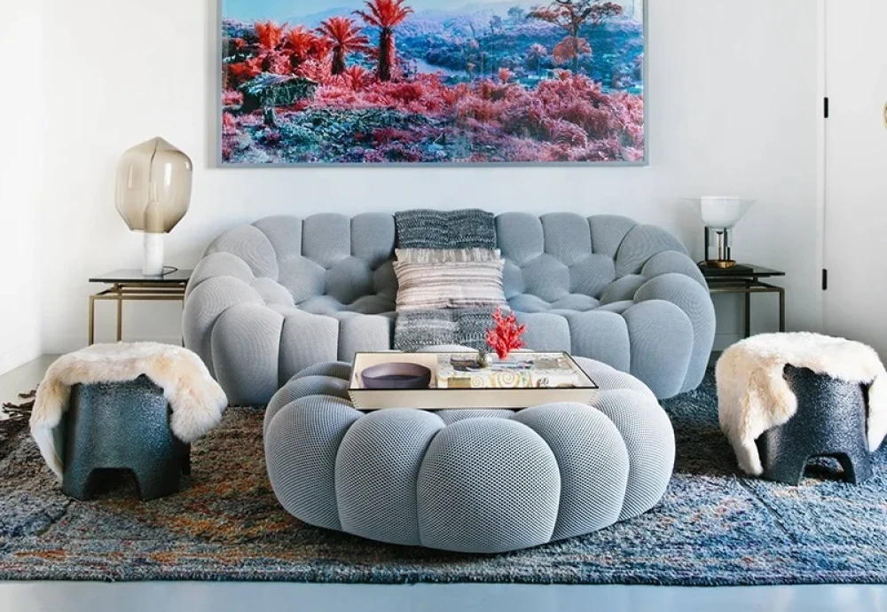 modern curved bubble sofa