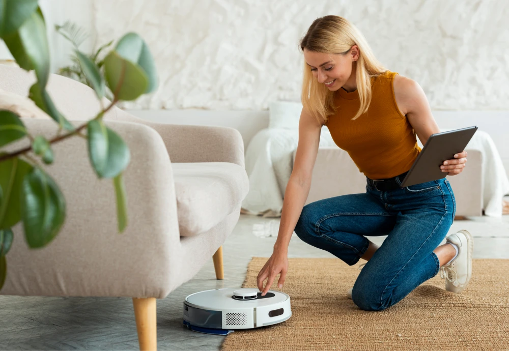 robot vacuum cleaner thick carpet